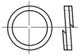 テフロン PTFE バックアップリング T1