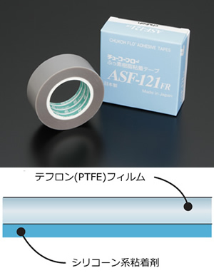 PTFE テフロン粘着テープ、ASF121 FR